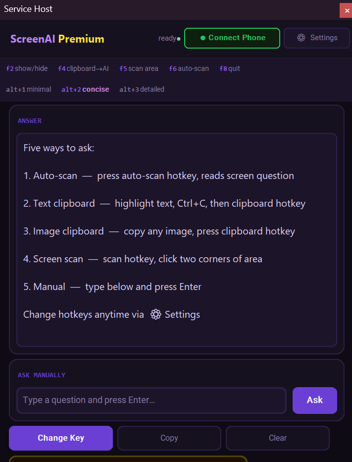 App main view